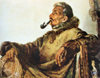 Игошев Владимир Александрович. Портрет оленевода В.П.Хатанзеева. Холст, масло. 1955. Государственный Русский музей.