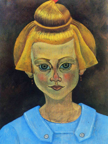 Жоан Миро-и-Ферра. Портрет девочки. Холст, масло. 1915. Фонд Жоана Миро.