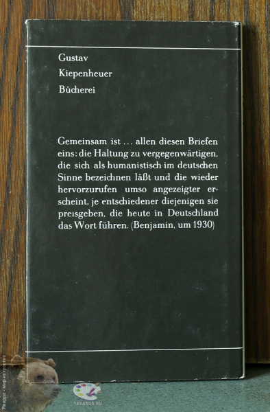 Deutsche Menschen. Eine Folge von Briefen. Задняя крышка книги