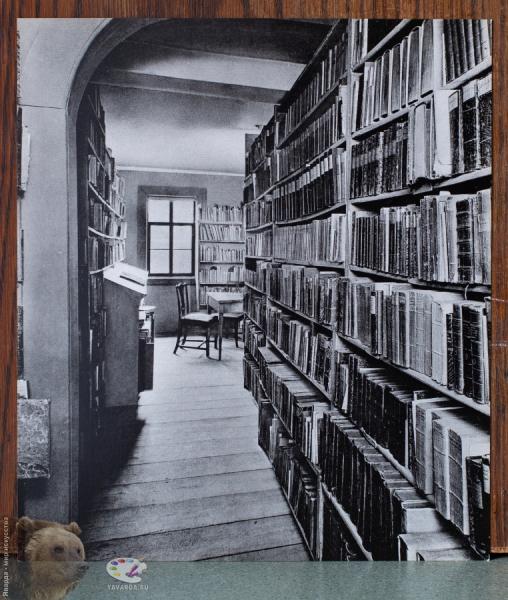 Weimar. Klassiker-Stätten im Bild. Goethes Bibliothek in Wohnhaus