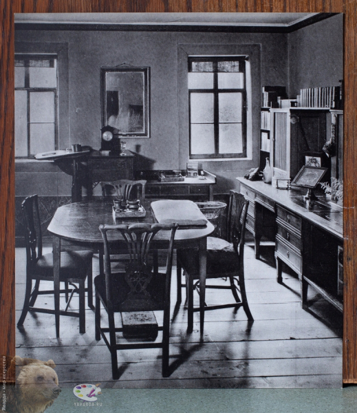 Weimar. Klassiker-Stätten im Bild. Goethes Arbeitszimmer in Wohnhaus