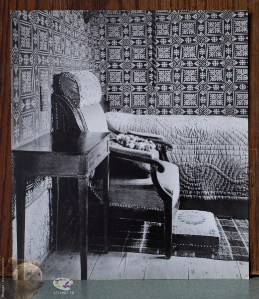 Weimar. Klassiker-Stätten im Bild. Goethes Schlaf-(Sterbe-)zimmer im Wohnhaus